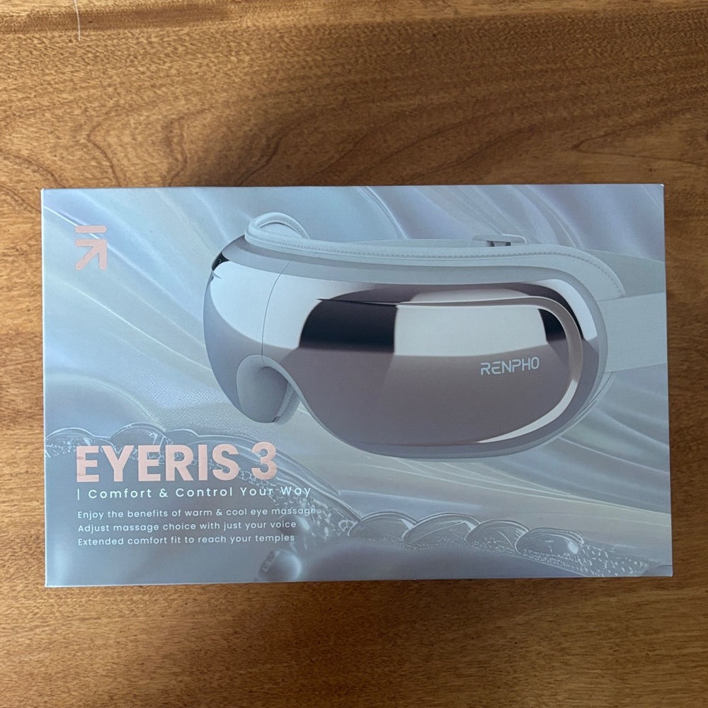 RENPHO Eyeris 3 Women’s Skincare Eye Mask - Silver/White